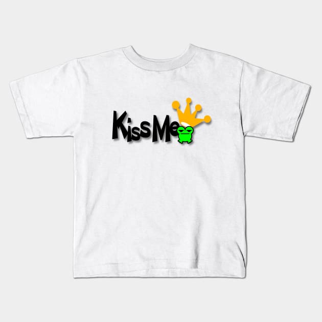 Kiss a Frog Kids T-Shirt by My Creamy